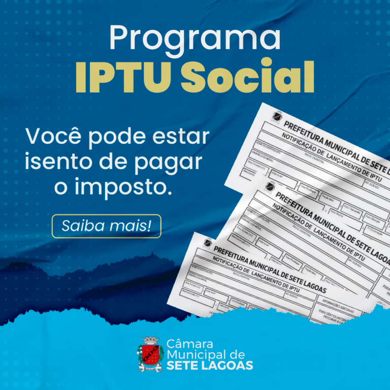 Programa IPTU Social: você pode estar isento de pagar o imposto. Saiba mais!
