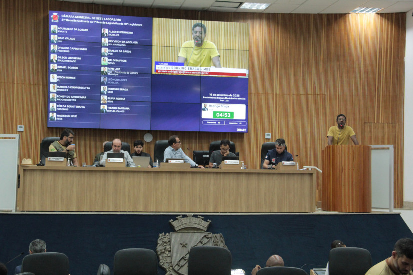 Câmara Municipal realiza 31ª Reunião Ordinária