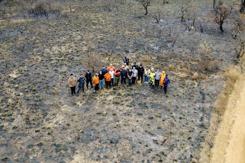 Câmara Municipal acompanha impactos do incêndio na Serra de Santa Helena
