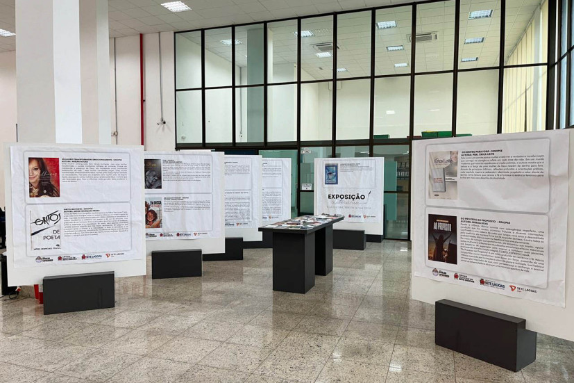Exposição Literária “Vozes e Histórias da Nossa Terra” valoriza autores sete-lagoanos na Câmara Municipal