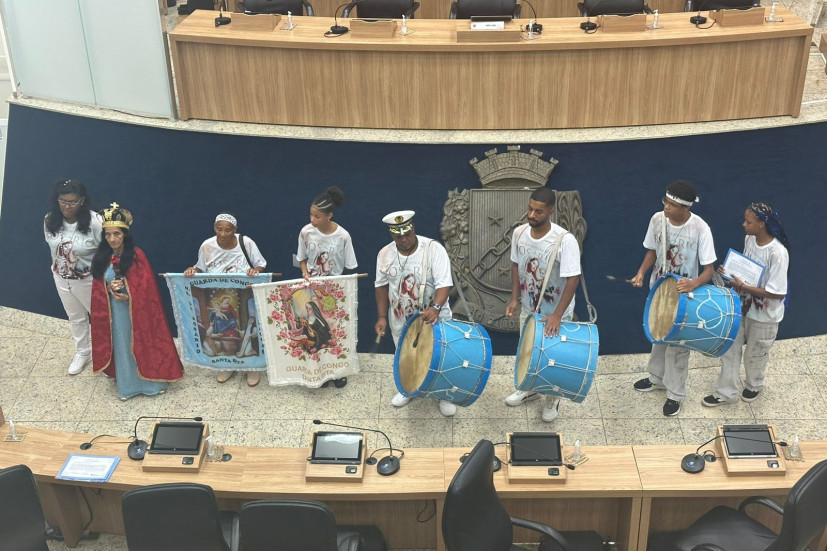 Sessão Solene homenageia a Guarda de Congo Santa Rita 
