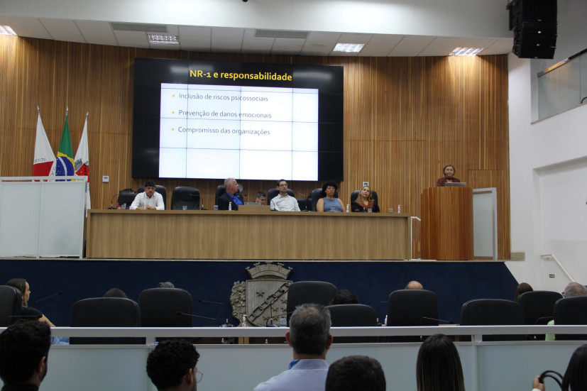 Câmara de Sete Lagoas debate Saúde Mental e Insalubridade no Trabalho em Audiência Pública