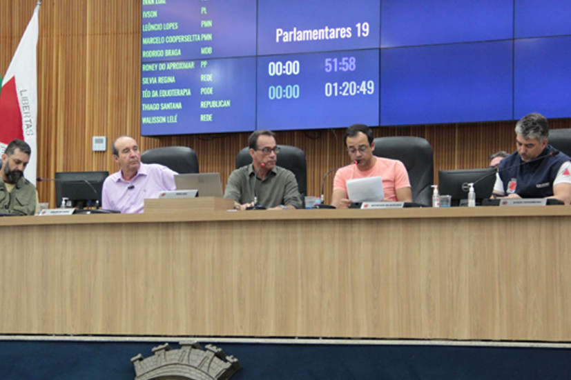 Câmara Municipal vota projeto sobre isenção de ISS para empresas de transporte coletivo