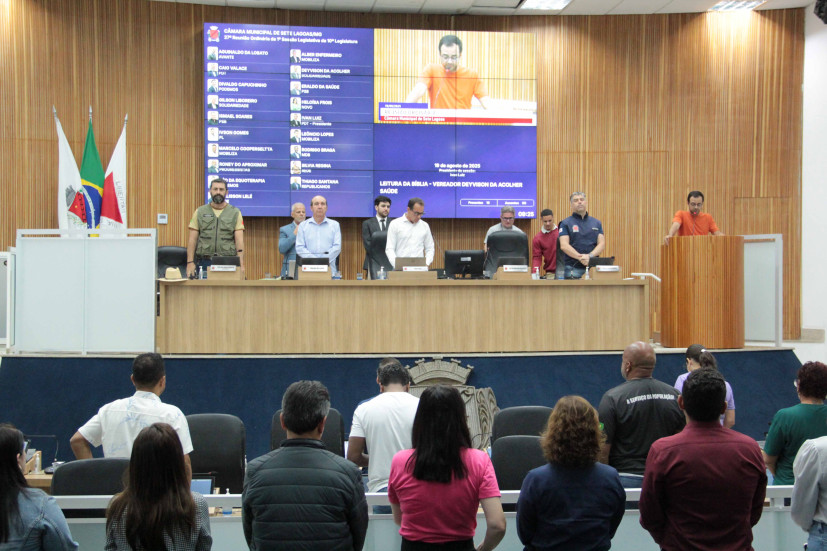 Reunião da Câmara tem aprovação de créditos para Saúde, repúdio à fake News e pedido de segurança contra pedófilos em praças